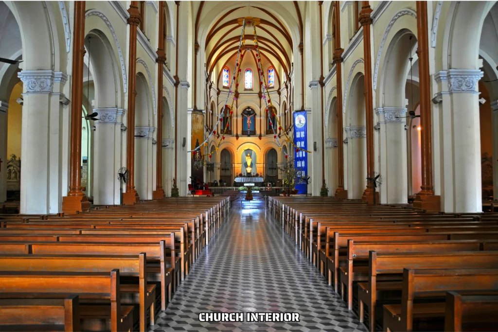 Interior of Notre Dame Cathedral Saigon