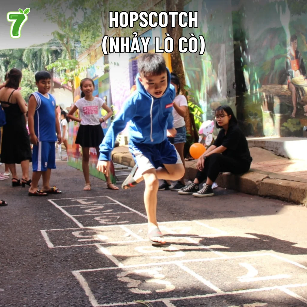 Hop on one foot, balance with joy — relive Vietnam’s playful spirit through the classic Hopscotch game!